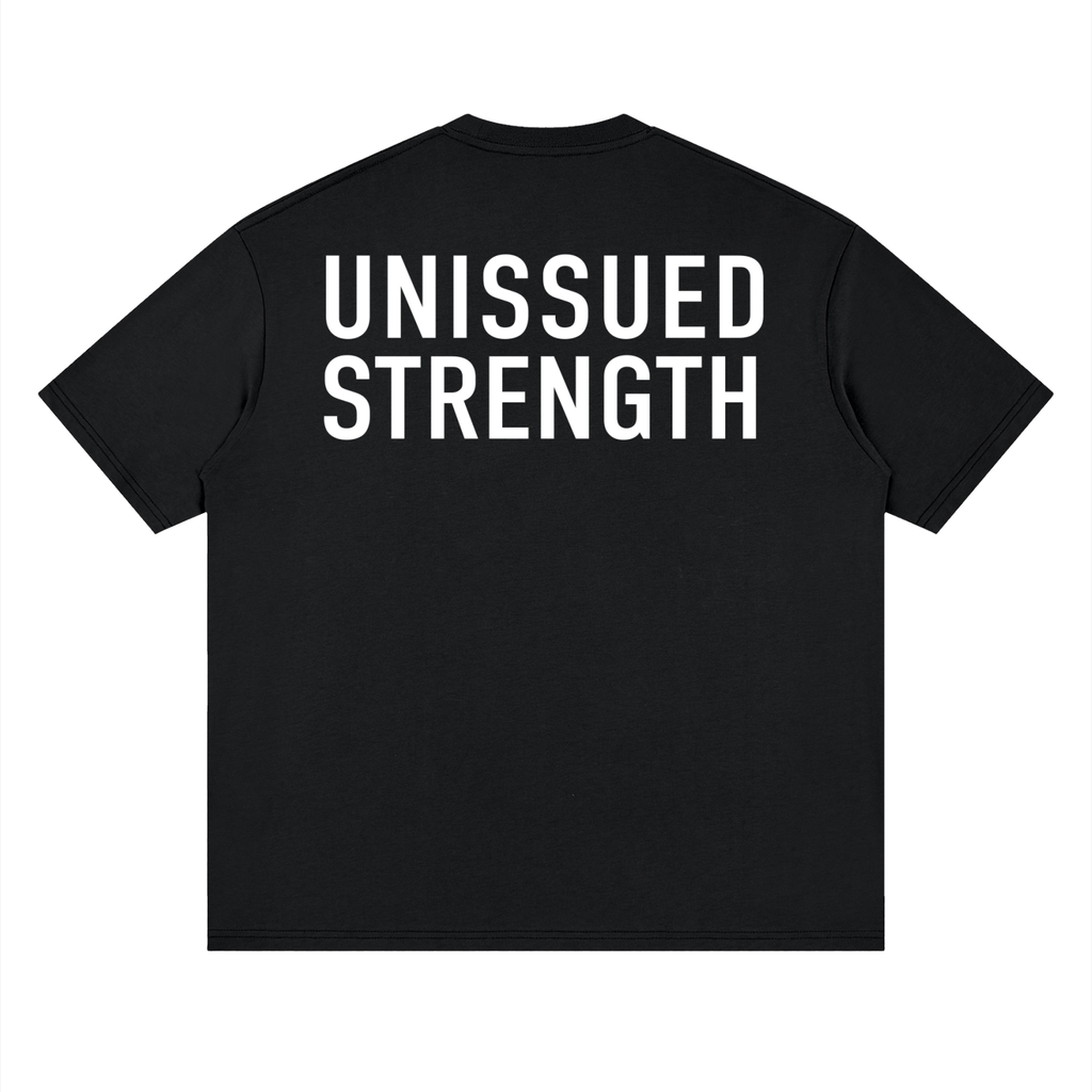Unissued Strength Oversized Drop Shoulder T-Shirt | Relaxed Fit Heavyweight Tee