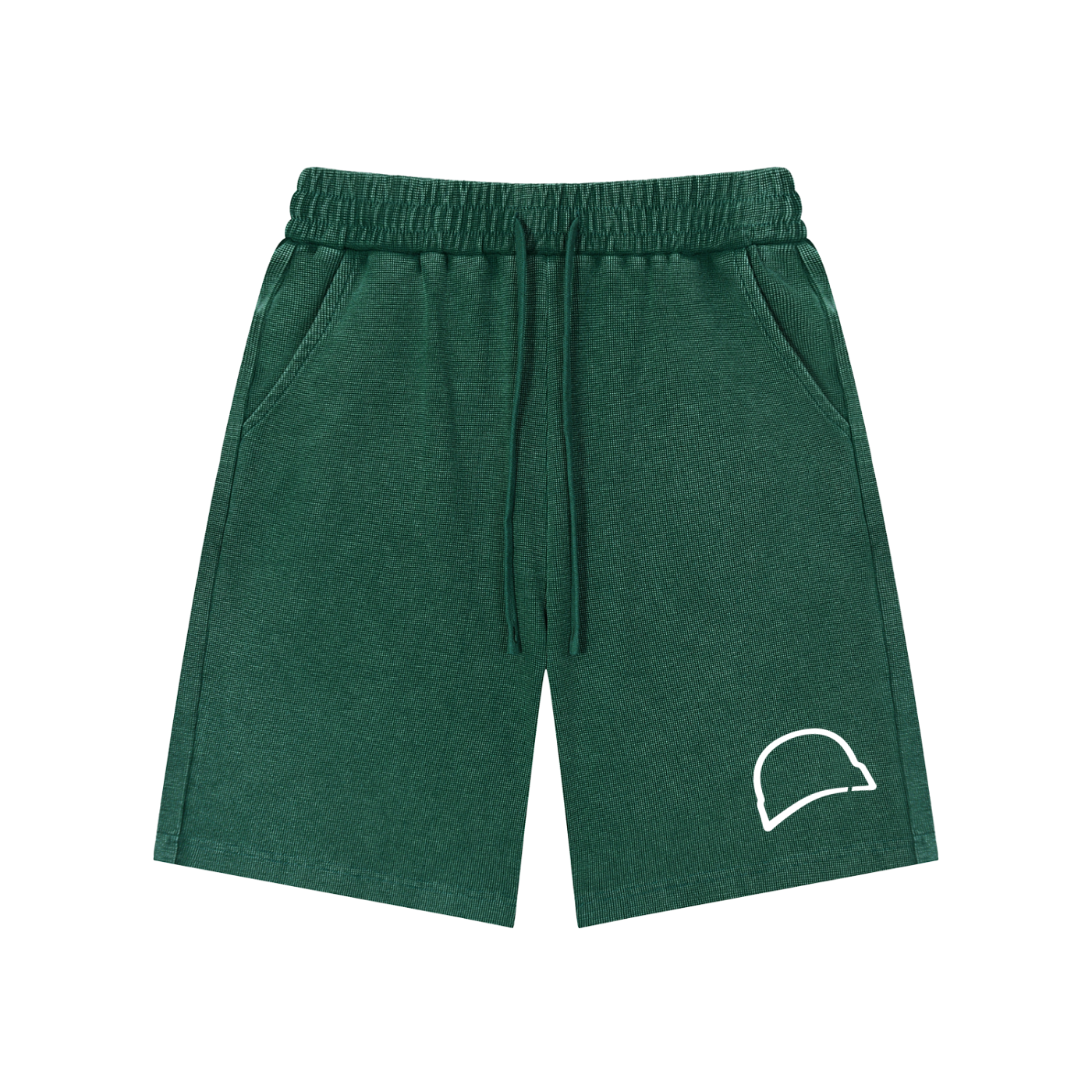 Mineral Wash Waffle Knit Shorts