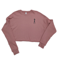 JAB Fitness Cropped Crewneck Sweatshirt - Mauve