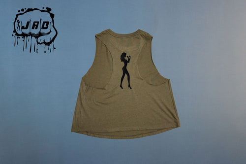 Custom JAB Racerback Cropped Tank