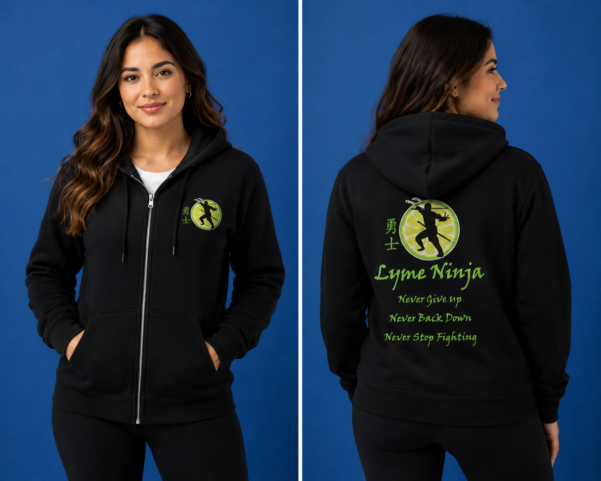 Lyme Ninja Family Zip Up Hoodie