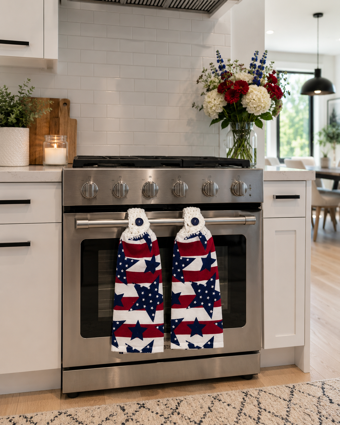 YarnAna's Handmade Kitchen Towels Murica