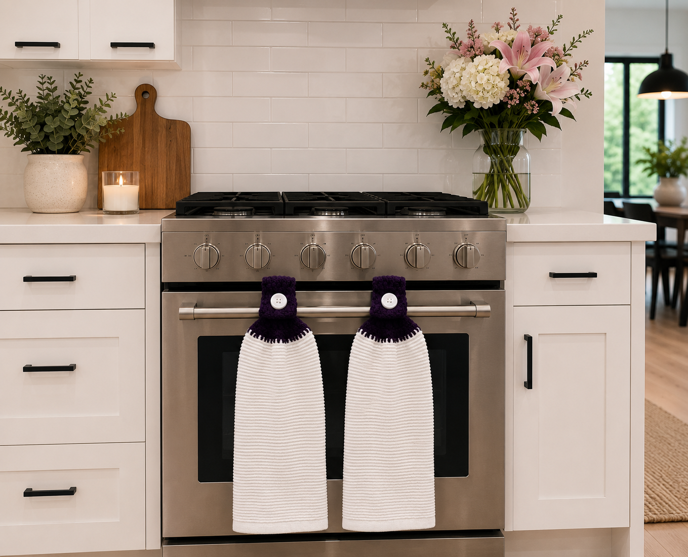 YarnAna's Handmade Kitchen Towels Solid