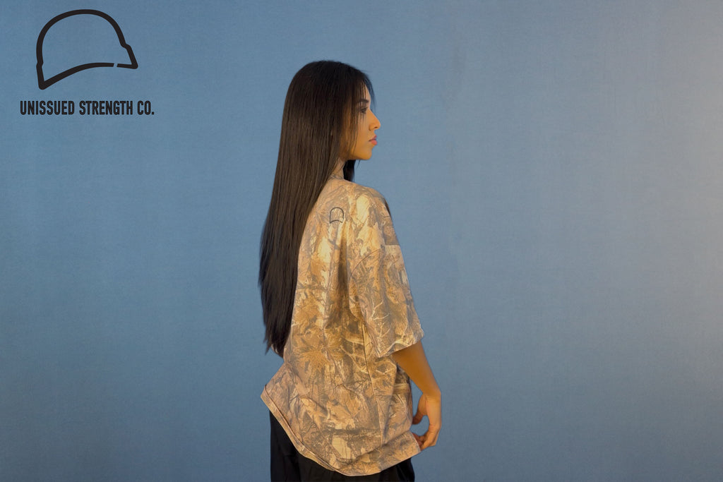 Unissued Strength™ Camo Oversized Tee