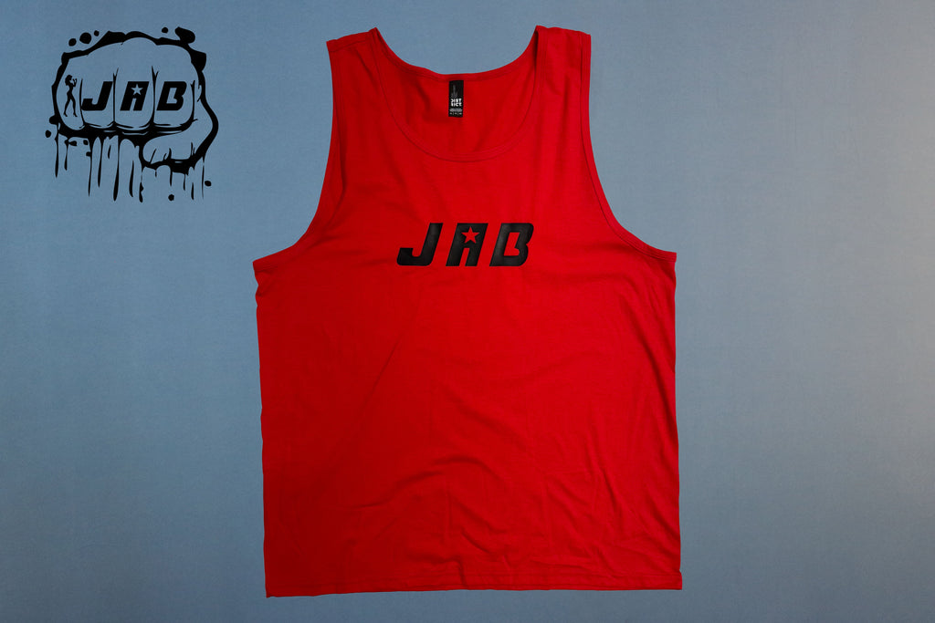 Custom JAB Unisex Concert Tank Top, Red