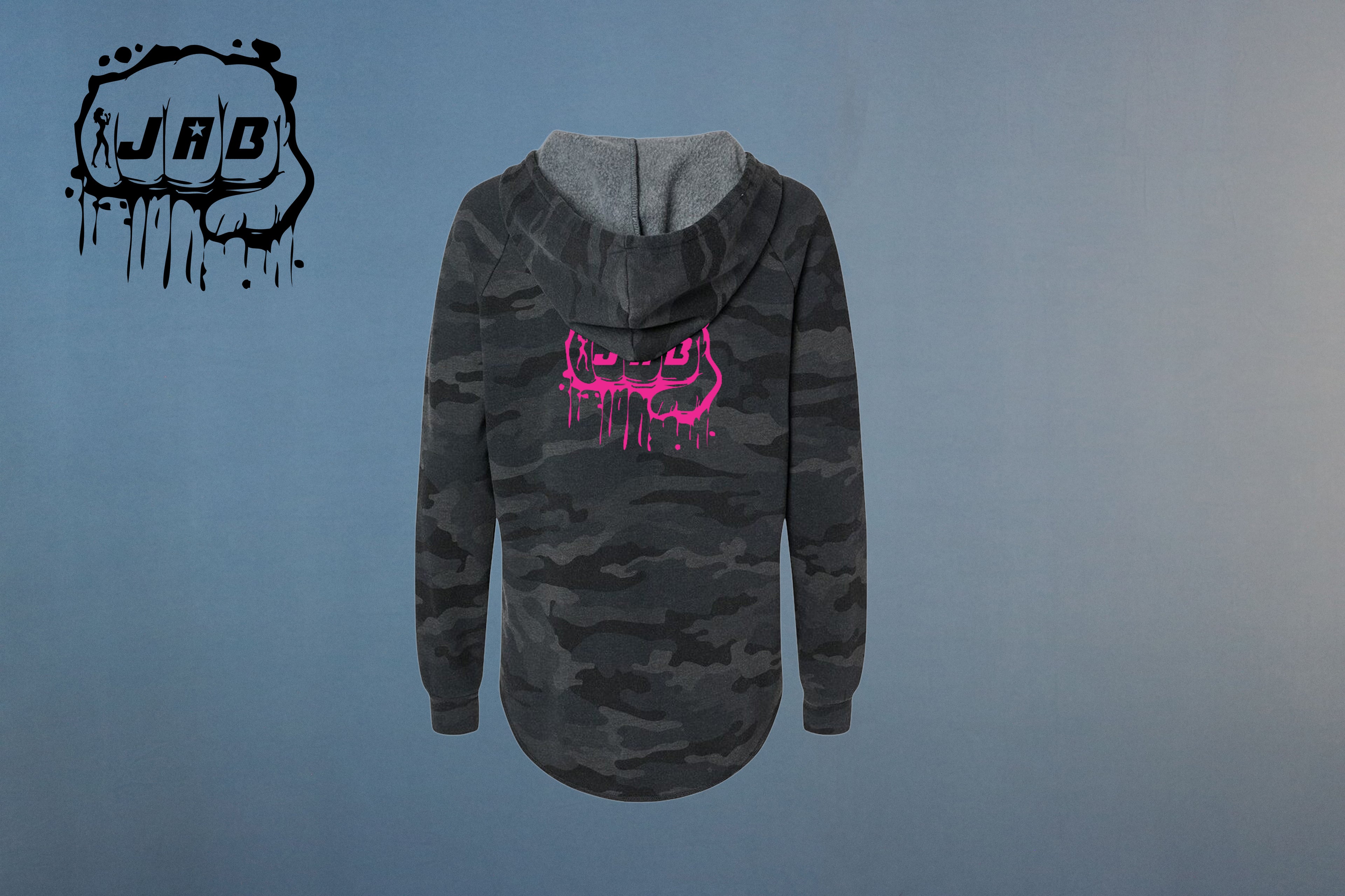 JAB Women's Black Camo Hoodie