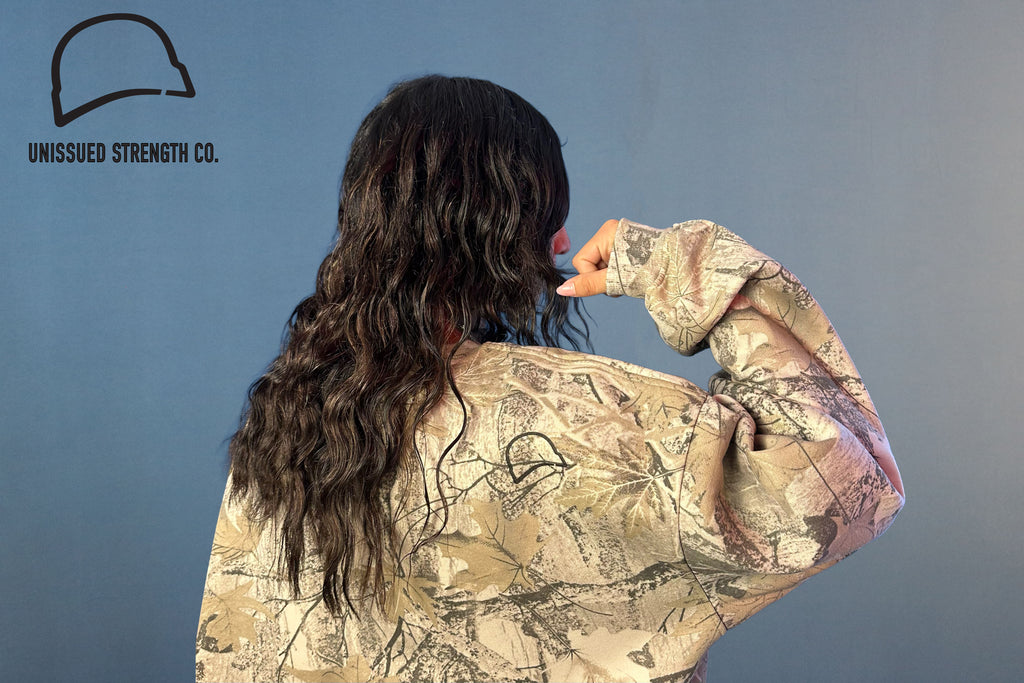 Unissued Strength™ Camo Crewneck