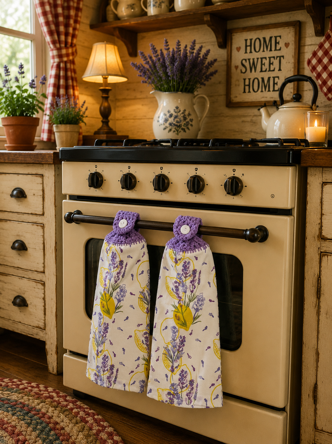 YarnAna's Handmade Kitchen Towels Life Gives You Lemons