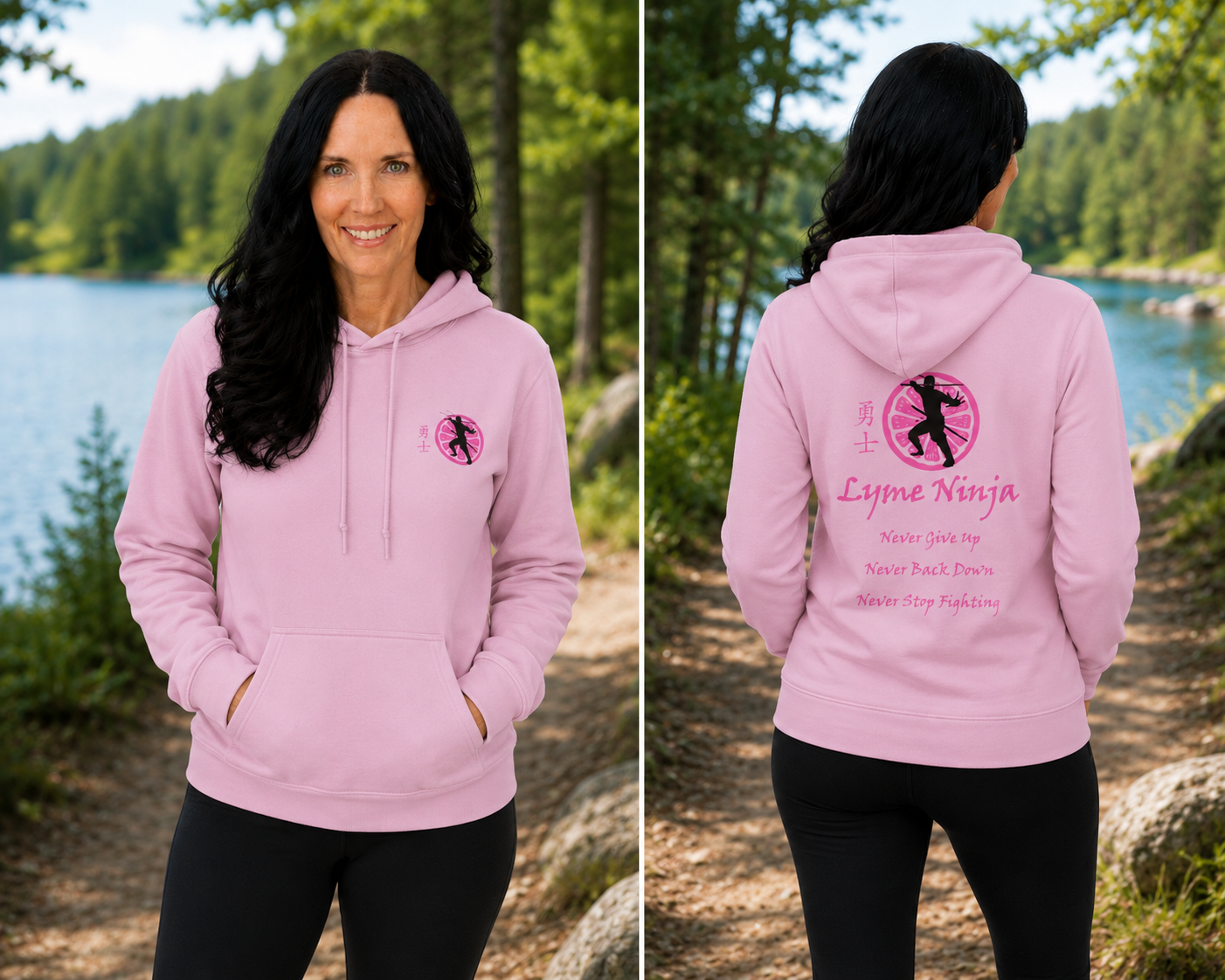 Lyme Ninja Family Port & Co Hoodie