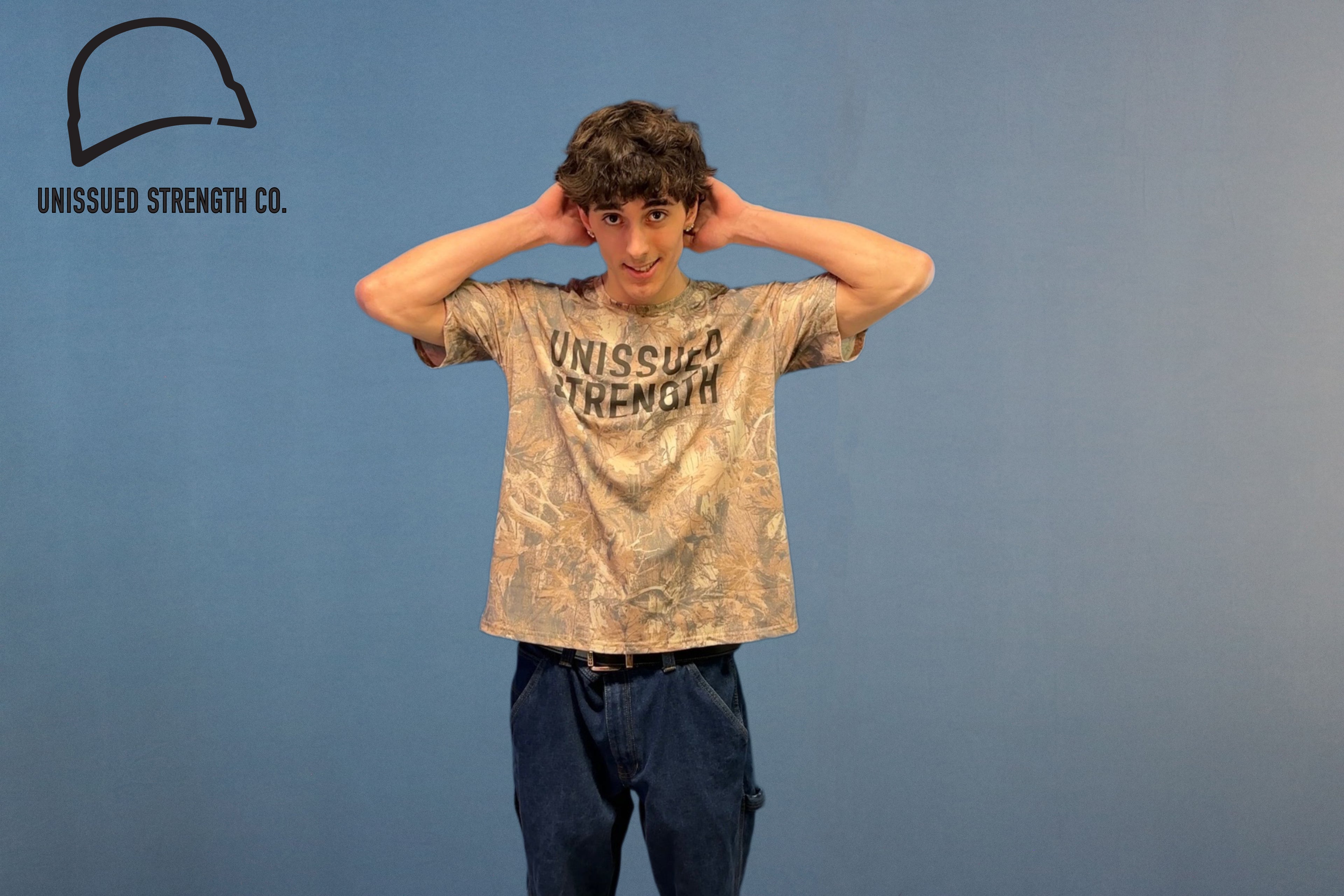 Unissued Strength™ Camo Oversized Tee
