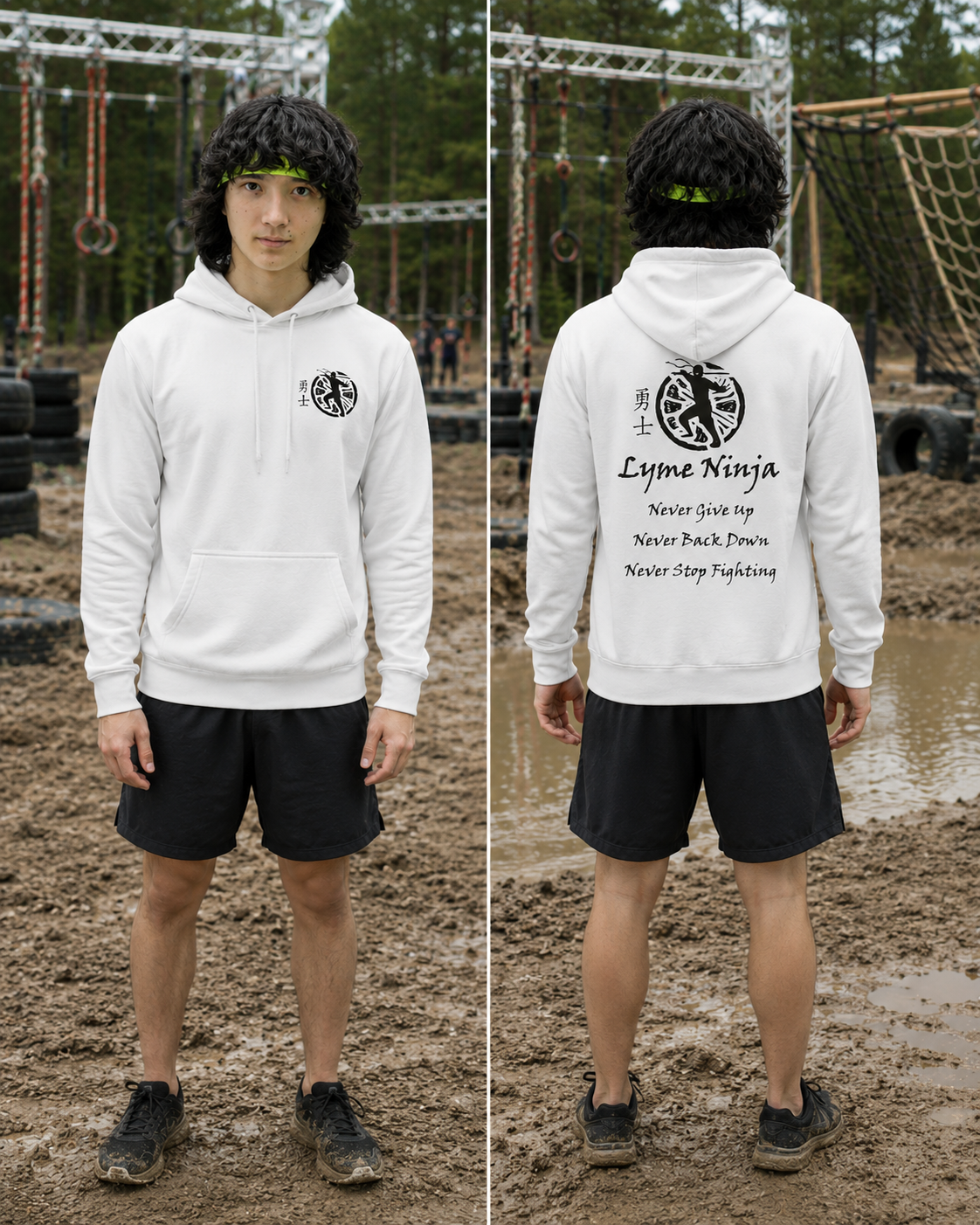 Lyme Ninja Family Port & Co Hoodie