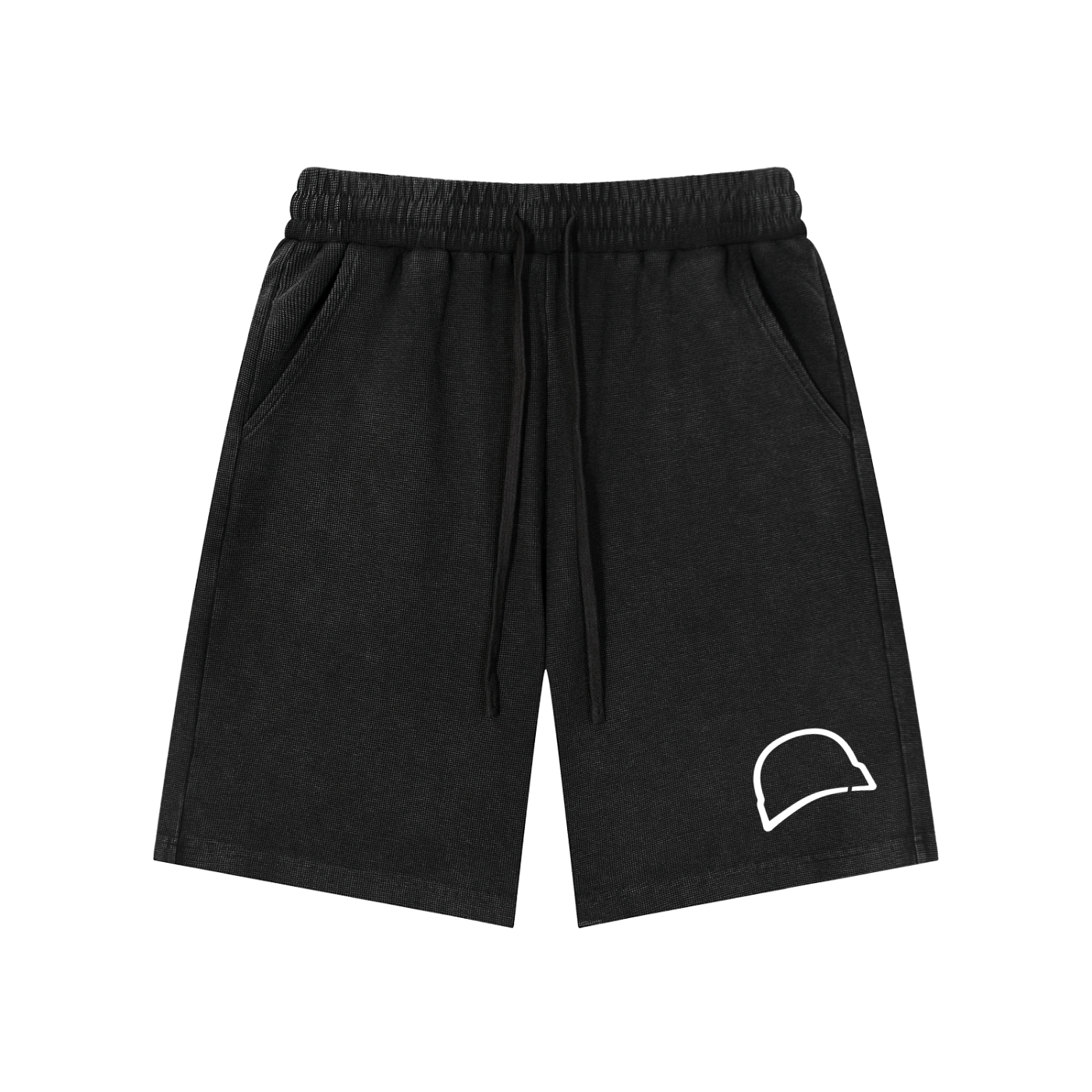 Mineral Wash Waffle Knit Shorts