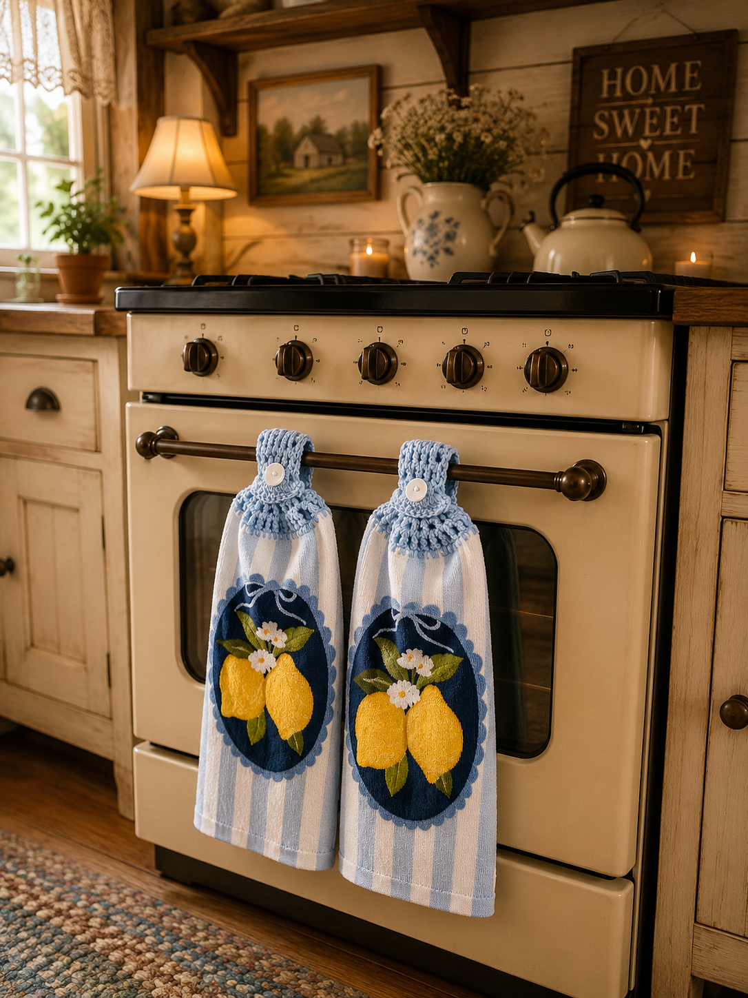 YarnAna's Handmade Kitchen Towels Life Gives You Lemons