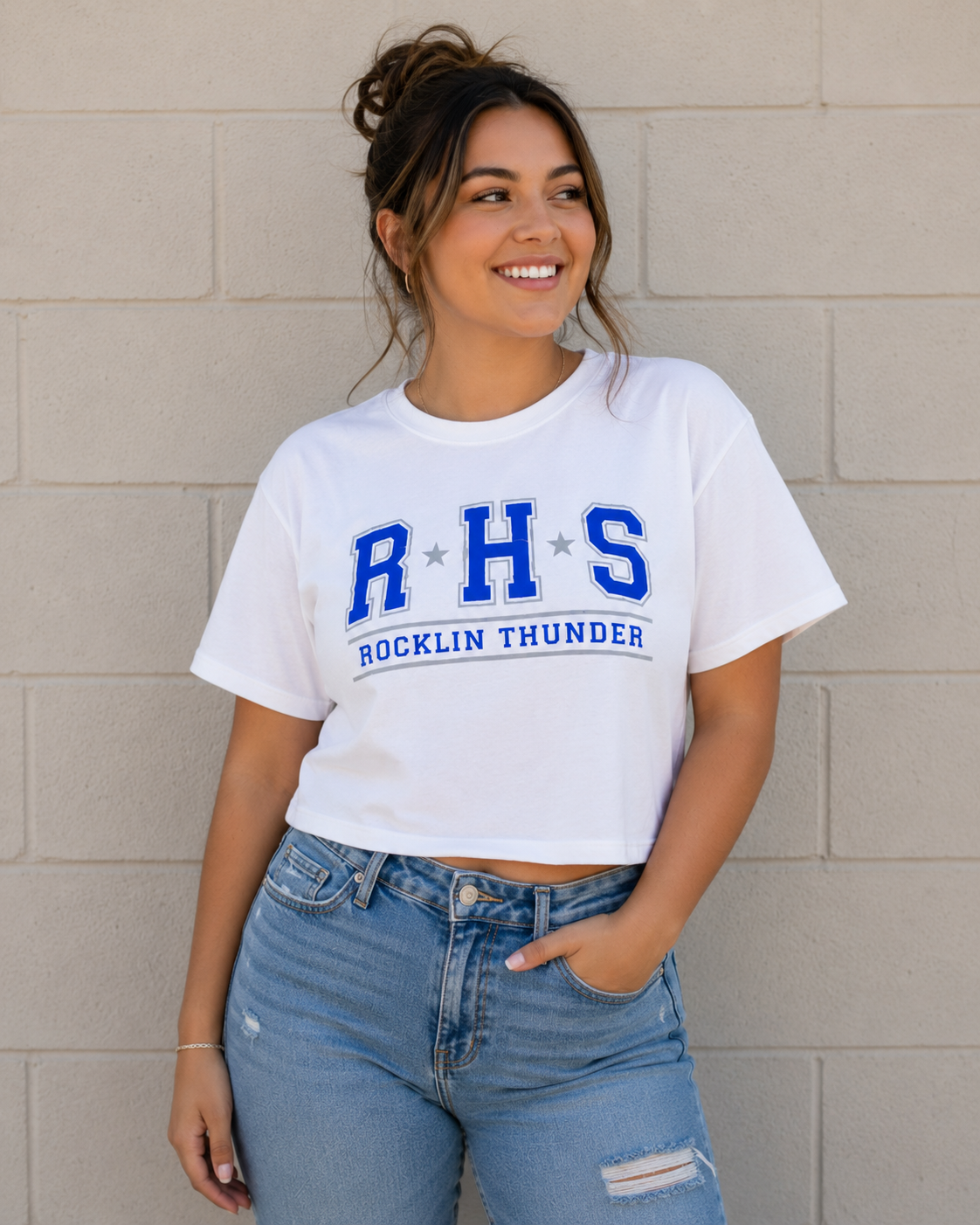 High School Cropped Top